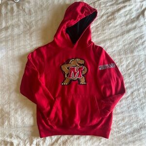 University of Maryland Terrapins Hoodie - Youth M, Red